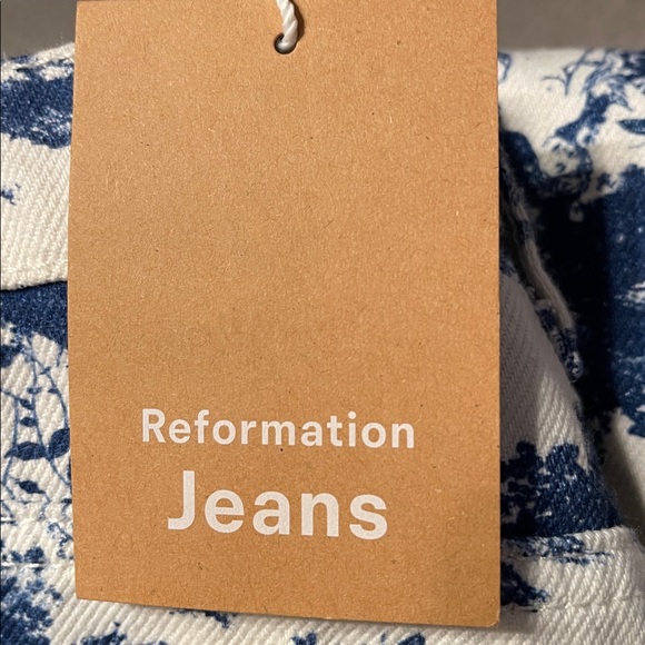 Reformation Pastoral High Rise Straight Jeans NWT Sz 27 - Picture 2 of 14